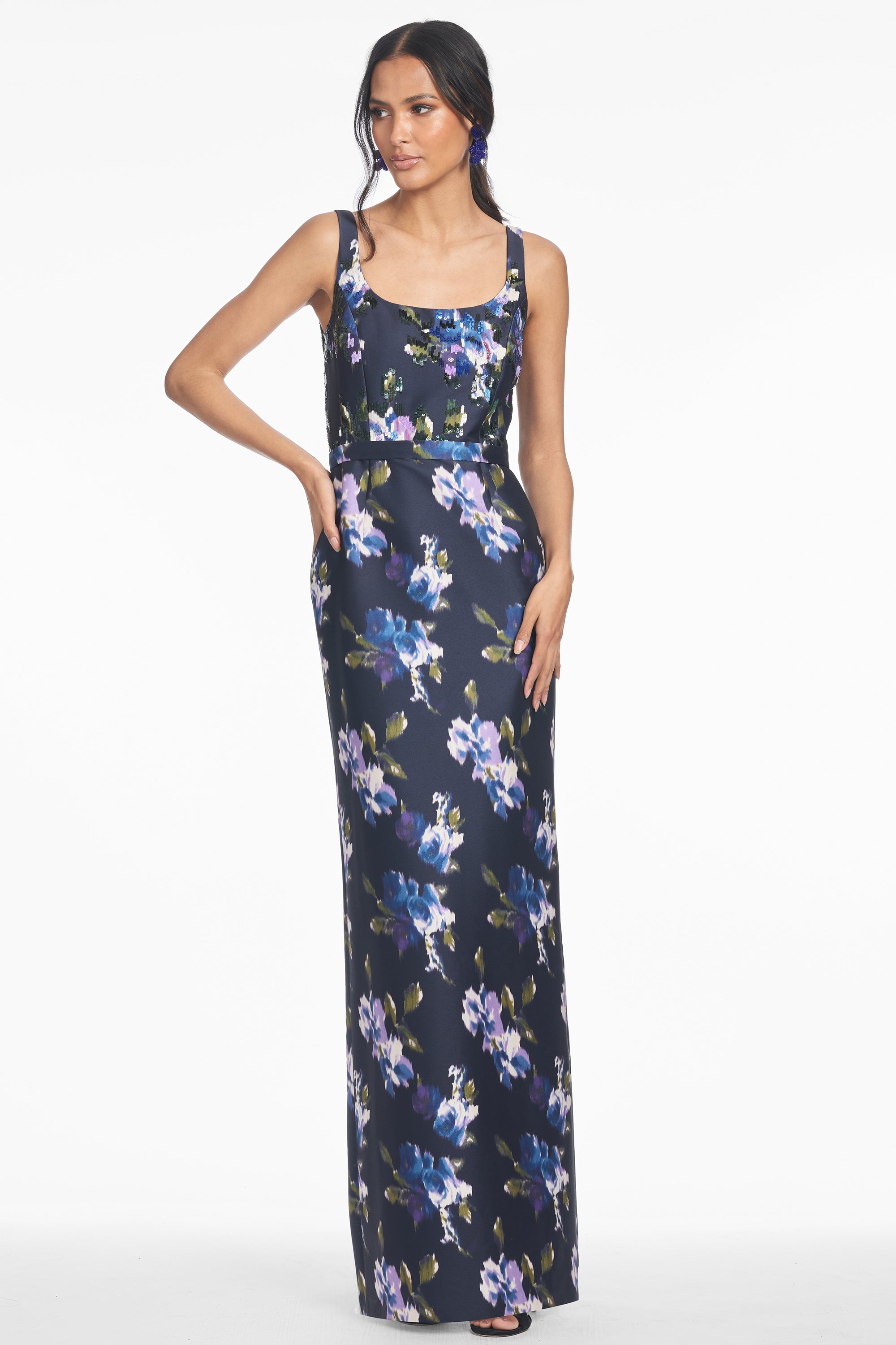Lana Gown - Midnight Corsage - Final Sale
