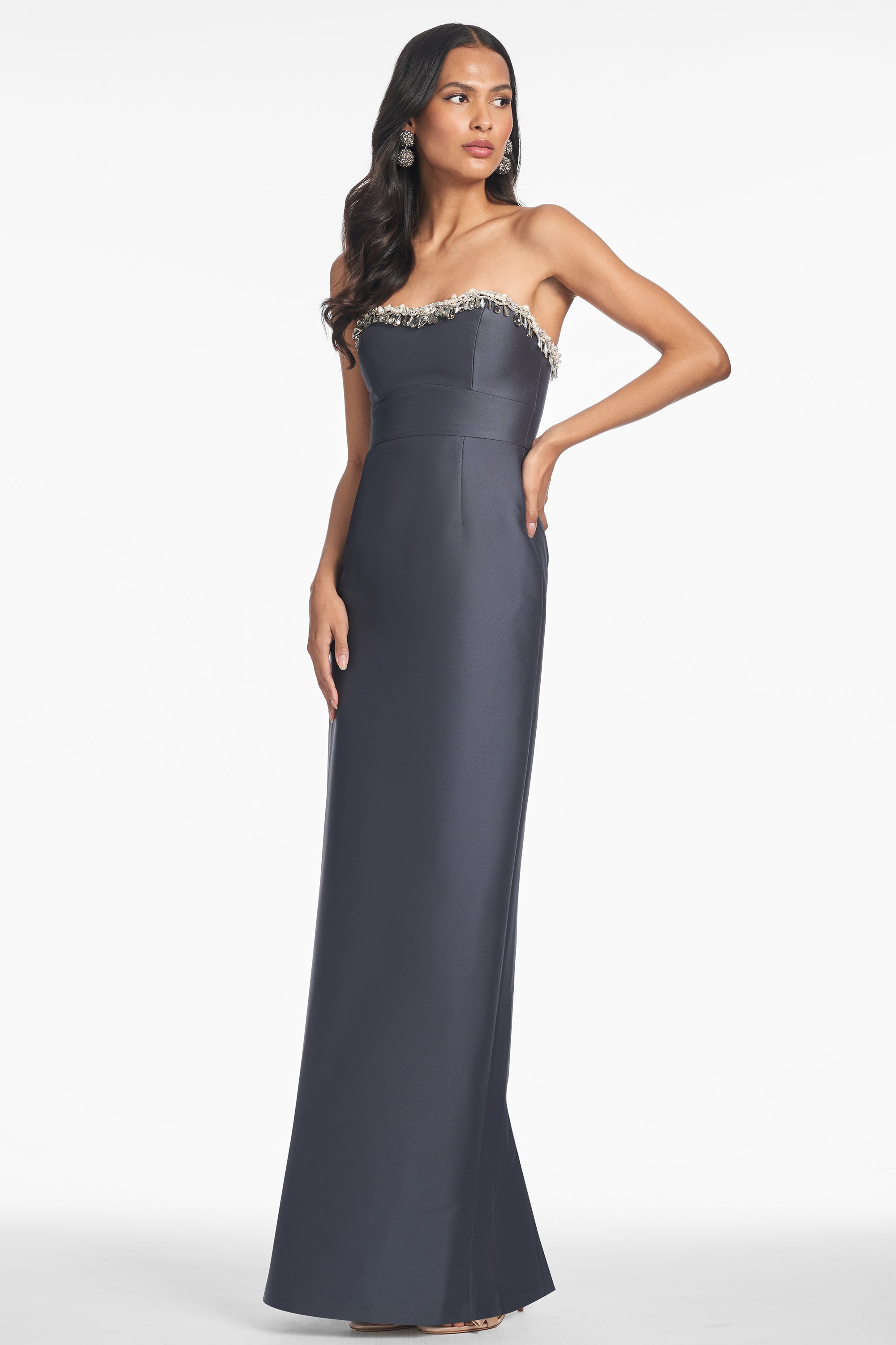 Hedy Gown - Charcoal - Final Sale