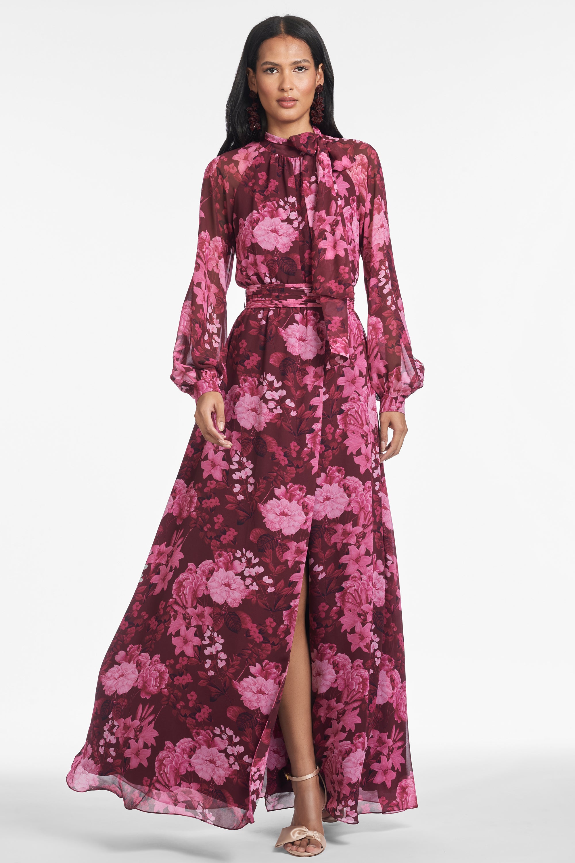 VERA GOWN - RASPBERRY FLORIBUNDA